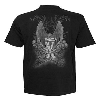 Spiral - ENSLAVED ANGEL Mens T-shirt - Black